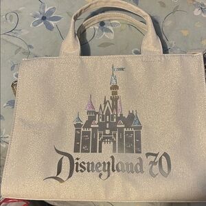 Disney Cream Tote Bag with Castle Design